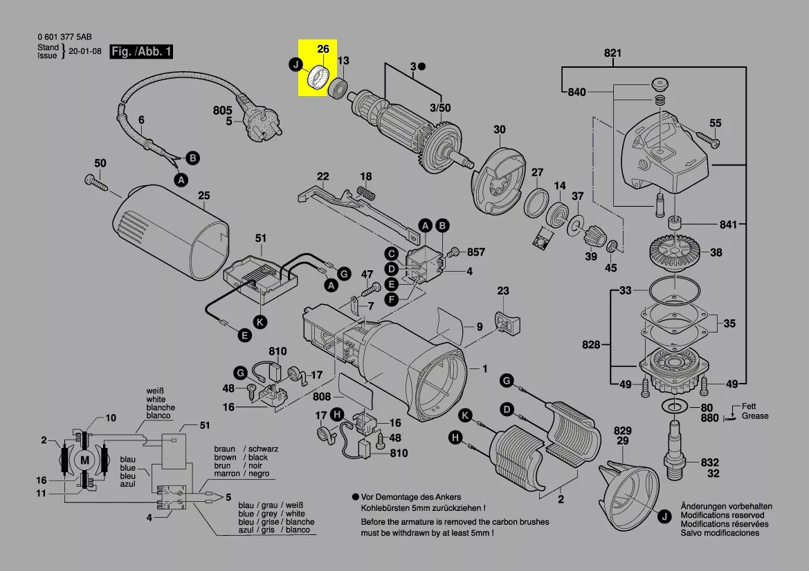 Bague isolante réf. 1 600 502 023 Bosch